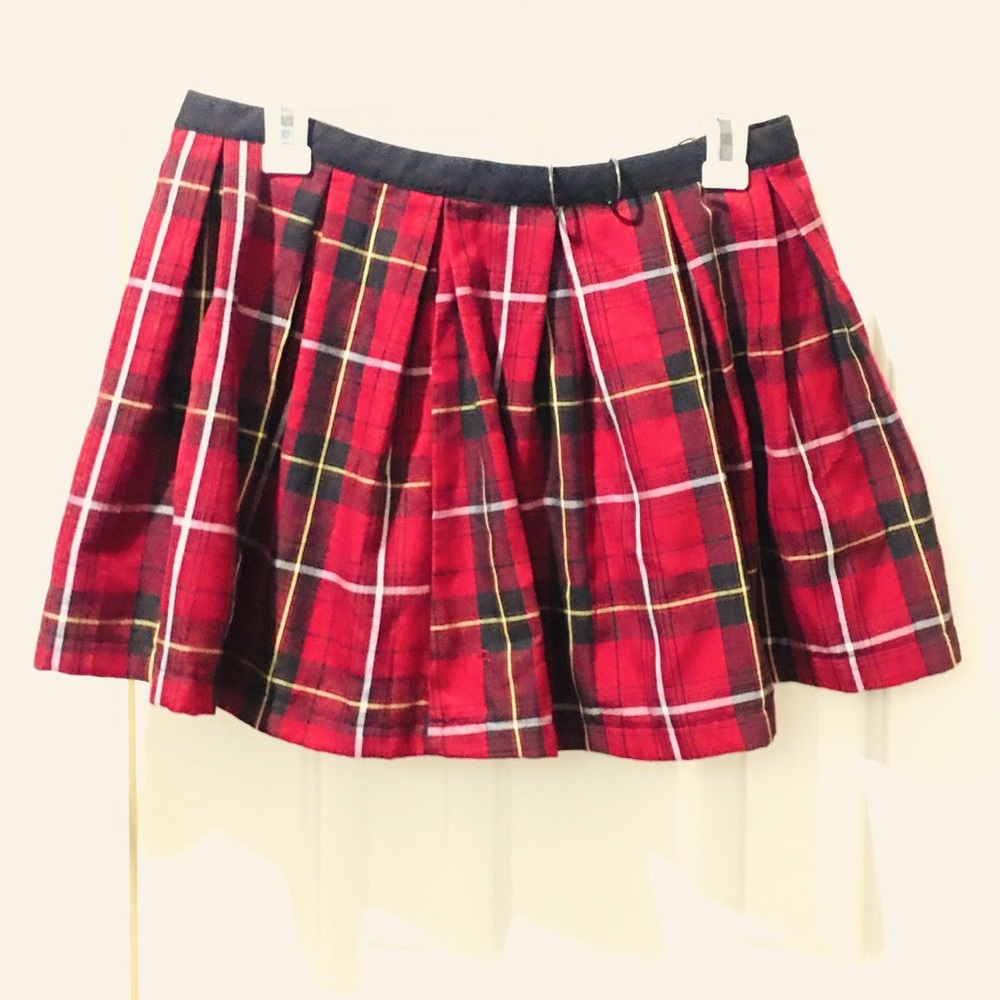 plaid skirt